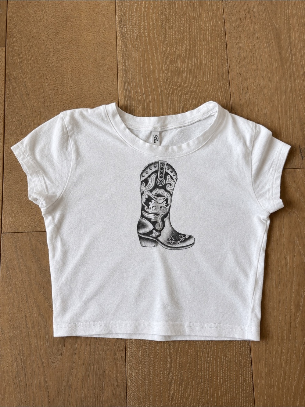 Betty Boop cowboy boot top, size S